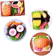 [GOOHOCHY] Sushi Decorations Mini Sushi Models Japanese Food Model Fake Food Ornaments Japandi Decor Random Style