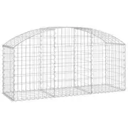 Arched Gabion Basket 150x50x60/80cm Galvanised Iron Fence Wire Wall Cage
