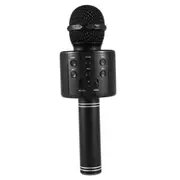 Bluetooth Wireless Microphone Handheld Karaoke Mic Usb Ktv Player Bluetooth Speaker Record Music Microphones Black