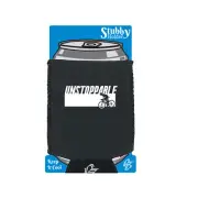 Unstoppable Cycling Bicycle Bike Funny Novelty stubbie holders Stubby Holder