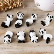 8 Pcs Spoon Rest Stainless Steel Chopsticks Stand Ornament Desktop