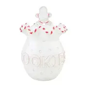 Mud Pie Home Gingerbread Man Candy Cane Stripe Christmas Cookie Jar