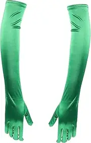 [OATIPHO] Patrick's Day Gloves Long Mitten Decorative Effect Men's Warm Winter Gloves