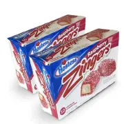 Hostess Raspberry Zingers Value Pack, 10 Individually Wrapped | 2 Box (20 Total