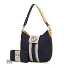 MKF Collection Hobo Bag Set for Women & Wristlet Wallet Designer Handbag Purs...