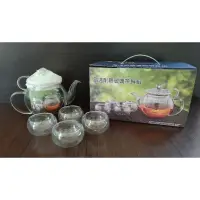在飛比找蝦皮購物優惠-晶透耐熱玻璃茶具組 飲茶 茶道 茶杯 泡茶 玻璃杯