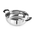 Cello Steelox Stainless Steel Induction Kadai / Wok, 3 Liter- Free Postage