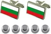 [Select Gifts] Shirt Dress Studs Manizales City Colombia Flag Cufflinks