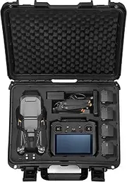 Lekufee Waterproof Carrying Case for DJI Mavic 3 Pro, Mavic 3 Classic, Mavic 3, Cine, Combo, DJI RC Pro/DJI RC 2/DJI RC N3/N2/N1, and Accessories(Case Only)