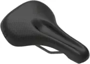 Ergon ST Core Evo Women's Saddle - Black/Gray 172mm Width Synthetic Mens
