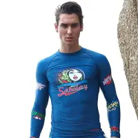 在飛比找樂天市場購物網優惠-潛水衣長袖套裝水母衣-舒適透氣衝浪速乾潛水服男泳衣3款73m