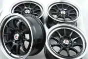 4 New 15" Wheels Rims 15x7 4x100/114.3 Spark Aveo Escort Accord Cube Del Sol CRX (for: Volvo)