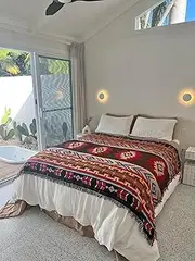 Peel Forest Red Throws Bed Blanket Rugs Blanket Soft Throws Hiking Yoga Travel Vanlife, 100% Recycled (62"X83")…