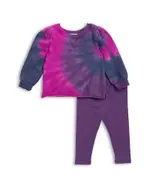 Splendid Girls' Disco Tie-Dyed Sweatshirt & Leggings Set - Baby