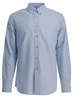 [Givenchy] Givenchy-Cotton Shirt With Logo Shirts Light Blue-Uomo 41