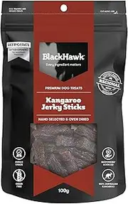 Black Hawk Kangaroo Jerky Sticks Dog Treat 100 g