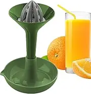 Fruit Squeezer - Kitchen Rotary Orange Squeezer | Multifunctional Rotation Press Reamer, Hand Press Fruit Juicer For- Citrus, Lemon, Lime, Pomegranate