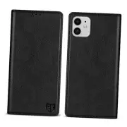 ZZXX for Wallet Case with [RFID Blocking] Card Slot Stand iPhone 11 Black