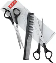Hair Cutting Scissors Set Pairs Barbers Shears Hairdressing Scissors Styling Tools Kit Comb for Home Professional Salons