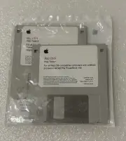 Apple Mac OS 8 Disk Tools Floppy Disks 1 & 2 Macintosh SEALED