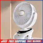 Portable Clip on Fan Rechargeable USB Desk Fan Quiet Baby Stroller Fan Table Fan