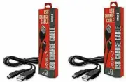 LOT 2 M07190 USB Charge Cable for 3DS/XL, 2DS, Dsi/XL NR Auction SHIPS FOR FREE