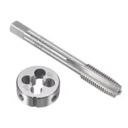 M9 x 1.25mm Metric Tap and Die Set, Right Hand Machine Thread Tap with Round ...