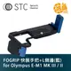 STC FOGRIP 快展手把+L側邊(藍) for Olympus E-M1 Mark II／III 專用 握把 MK