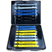 14Pcs Metal Steel T-shank Jigsaw Blade Set Fitting Cutting Plastic Wood