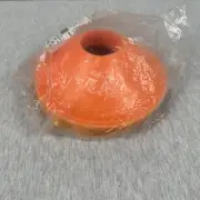 (12) Bright Soccer Field Marking Coaching Orange Disc Cones Sports Training