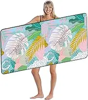Shxupjn Quick Dry Beach Towel,Travel Camping Bath Towels | Sand-Proof Microfiber Blanket, Super Absorbent Portable Washing Cloth, Workout Gear for Gym Yoga Camping
