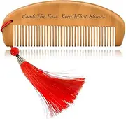 Inspirational Gifts for Women Girls Encouragement Hair Comb Presents for Daughter Nieces Christmas Birthday Gift to Sister Granddaughter Comb The Past Keep What Shines Wooden Combs