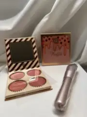 BH COSMETICS VANILLA CREAM TRUFFLE BLUSH PALETTE LTD EDITION W/ BLUSH BRUSH NIB