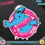 GHOSTBUSTERS Pink Slime Shades Headphones 80's Retro Car Vinyl Decal Sticker 281