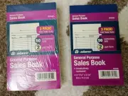 Adams General Purpose Sales Book 2-Part Carbonless 3 Pack + ONE EXTRA (200 Sets)