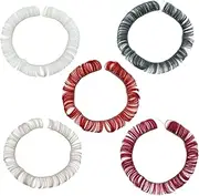 CANIGHT High Temp Wire Bang Wig Row 5pcs Short Hair Wig Set Easy to Wear for Dolls