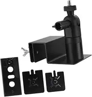 kokiya Security Camera Bracket Shelf Easy to Install Rotatable Practical Gutter Mount Adjustable Angle for Office Dormitory Home, Black