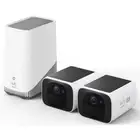 Eufy Security SoloCam S220 2K Wire-Free Smart Solar Camera Kit - 2 Pack Homebase