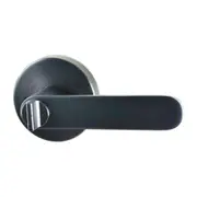 Nidus Spring Round Rose Radius End Door Lever Privacy Set