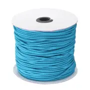 Elastic Cord Stretch String 0.1 Inch 328 Feet Blue Rope for Craft Camping