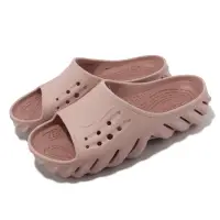 在飛比找momo購物網優惠-【Crocs】拖鞋 Echo Slide 男鞋 女鞋 粉 粉