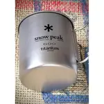 全新日本SNOW PEAK 600ML 鈦杯 露營杯 野炊杯 水杯