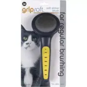 Petmate Gripsoft Cat Brush, White & Blue, One Size