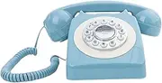Audio Guest Book Phone Old Phone Recorder for Special Occasions Thanksgiving Blue