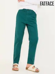 FatFace Rye Teal Blue Chino Trousers (AU7881) | $114