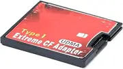 CF Adapter Reader for Micro SD to CF Compact Flash Memory Card Type 1