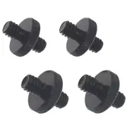 4pcs Camera Mount Screw 1/4" Male to 1/4" Male Threaded Tripod Screw Adapter ...