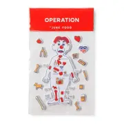 New ! Junk Food Operation 3ct Puffy Stickers
