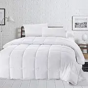 Luxor Linen Luxor All Season 500GSM Duck Down and Feather Quilt, King Single
