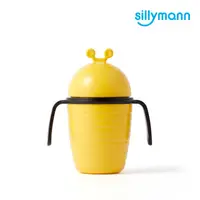 在飛比找momo購物網優惠-【sillymann】蜜蜂吸管兒童水杯 250ml(鉑金矽膠